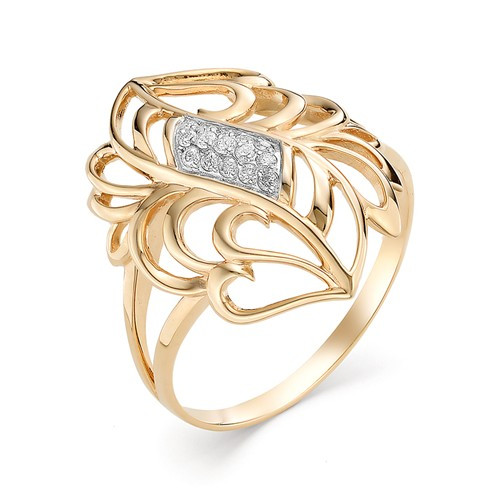 Купить кольцо из красного золота с бриллиантами арт. 002751 по цене 0 руб. в LoveDiamonds
