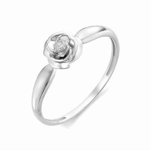 Купить кольцо из белого золота с бриллиантами арт. 002731 по цене 0 руб. в LoveDiamonds