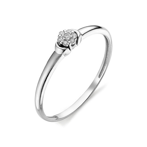 Купить кольцо из белого золота с бриллиантами арт. 002727 по цене 0 руб. в LoveDiamonds