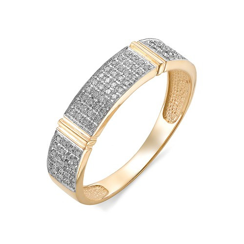 Купить кольцо из красного золота с бриллиантами арт. 002717 по цене 34870 руб. в LoveDiamonds