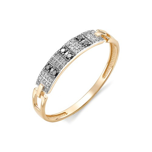 Купить кольцо из красного золота с бриллиантами арт. 002714 по цене 0 руб. в LoveDiamonds