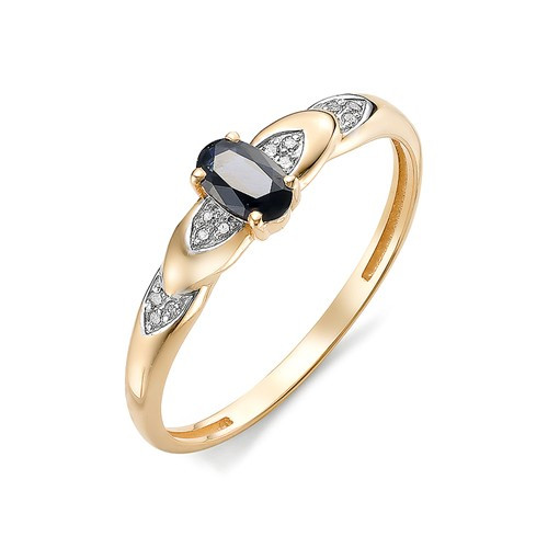 Купить кольцо из красного золота с сапфирами арт. 002701 по цене 11554 руб. в LoveDiamonds