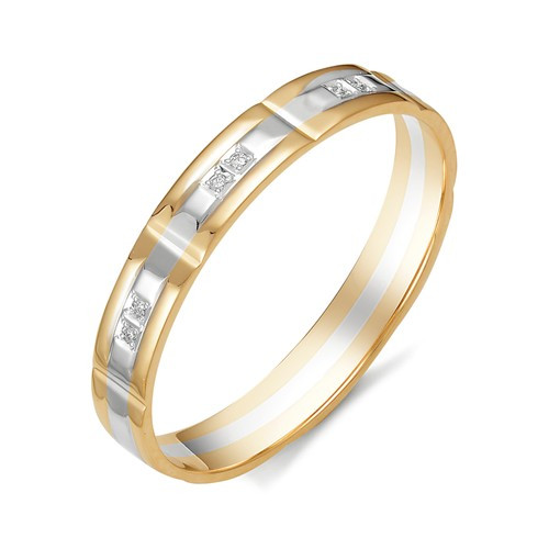 Купить кольцо из красного золота с бриллиантами арт. 002238 по цене 17408 руб. в LoveDiamonds