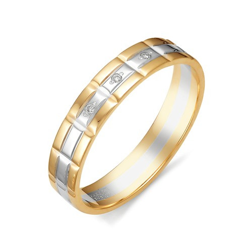Купить кольцо из красного золота с бриллиантами арт. 002243 по цене 16808 руб. в LoveDiamonds