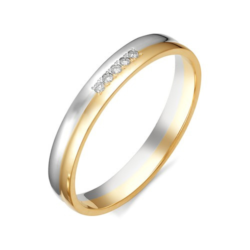 Купить кольцо из красного золота с бриллиантами арт. 002244 по цене 24960 руб. в LoveDiamonds