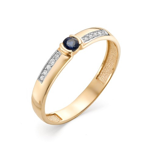 Купить кольцо из красного золота с сапфирами арт. 002605 по цене 0 руб. в LoveDiamonds