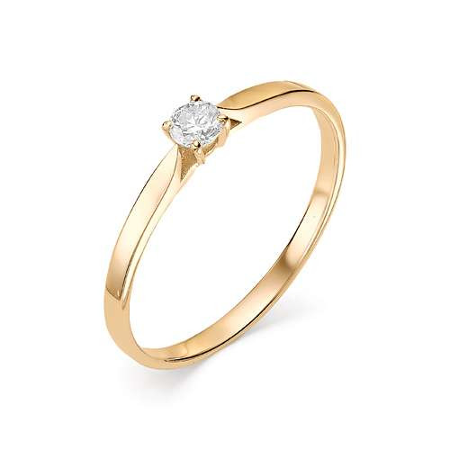 Купить кольцо из красного золота с бриллиантами арт. 002583 по цене 16813 руб. в LoveDiamonds