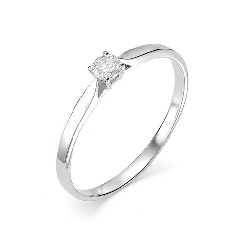 Купить кольцо из белого золота с бриллиантами арт. 002584 по цене 17019 руб. в LoveDiamonds