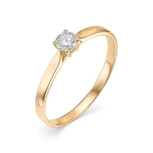 Купить кольцо из красного золота с бриллиантами арт. 002581 по цене 32819 руб. в LoveDiamonds