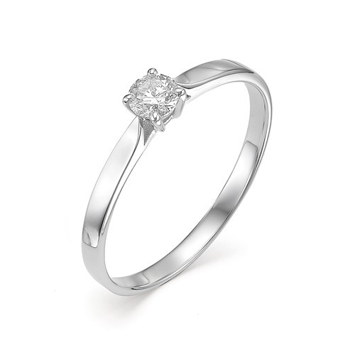 Купить кольцо из белого золота с бриллиантами арт. 002582 по цене 35619 руб. в LoveDiamonds