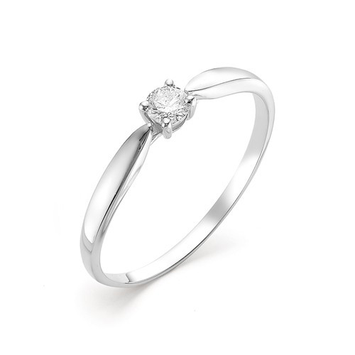 Купить кольцо из белого золота с бриллиантами арт. 002578 по цене 17188 руб. в LoveDiamonds