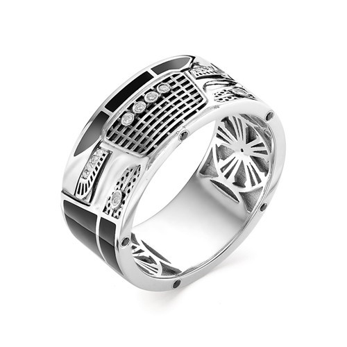 Купить кольцо из белого золота с бриллиантами арт. 002571 по цене 0 руб. в LoveDiamonds