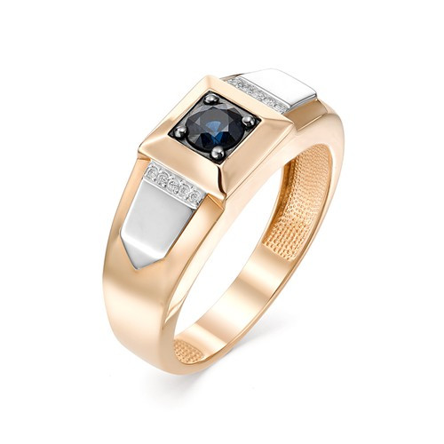 Купить кольцо из красного золота с сапфирами арт. 002550 по цене 46556 руб. в LoveDiamonds