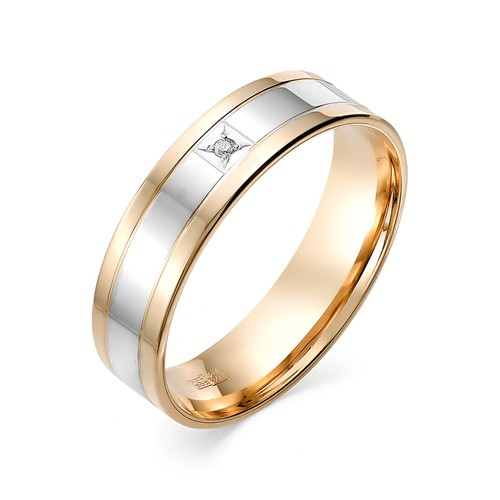 Купить кольцо из красного золота с бриллиантами арт. 002533 по цене 15338 руб. в LoveDiamonds