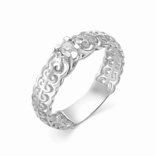 Купить кольцо из белого золота с бриллиантами арт. 002520 по цене 0 руб. в LoveDiamonds