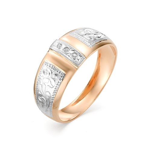 Купить кольцо из красного золота с бриллиантами арт. 002511 по цене 0 руб. в LoveDiamonds