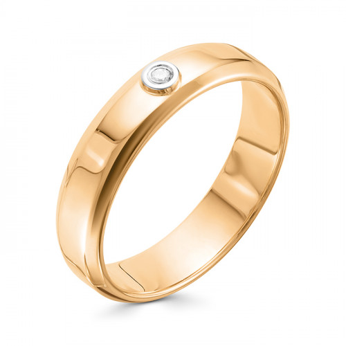 Купить кольцо из красного золота с бриллиантами арт. 006189 по цене 24480 руб. в LoveDiamonds