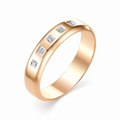 Купить кольцо из красного золота с бриллиантами арт. 002478 по цене 0 руб. в LoveDiamonds