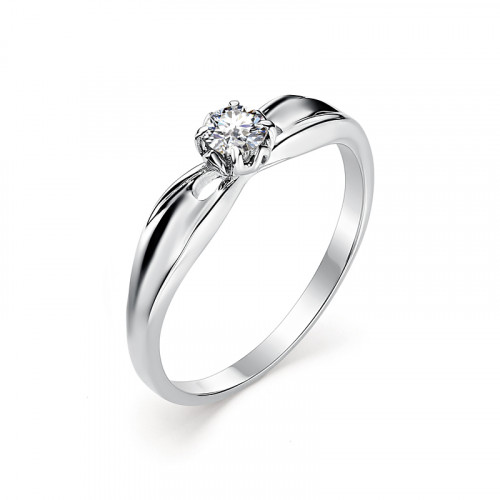 Купить кольцо из белого золота с бриллиантами арт. 006744 по цене 37188 руб. в LoveDiamonds