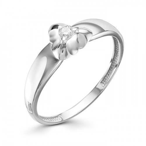 Купить кольцо из белого золота с бриллиантами арт. 006241 по цене 12663 руб. в LoveDiamonds
