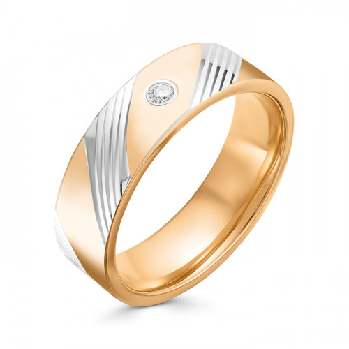 Купить кольцо из красного золота с бриллиантами арт. 006261 по цене 22973 руб. в LoveDiamonds