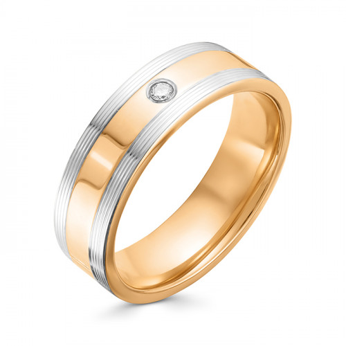 Купить кольцо из красного золота с бриллиантами арт. 006262 по цене 20790 руб. в LoveDiamonds