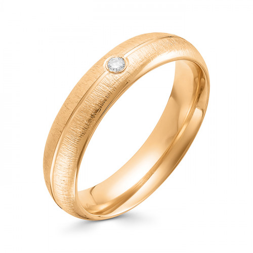 Купить кольцо из красного золота с бриллиантами арт. 006263 по цене 20078 руб. в LoveDiamonds