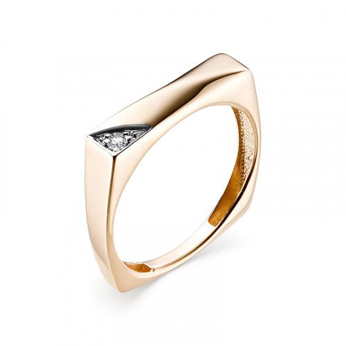 Купить кольцо из красного золота с бриллиантами арт. 006879 по цене 12894 руб. в LoveDiamonds