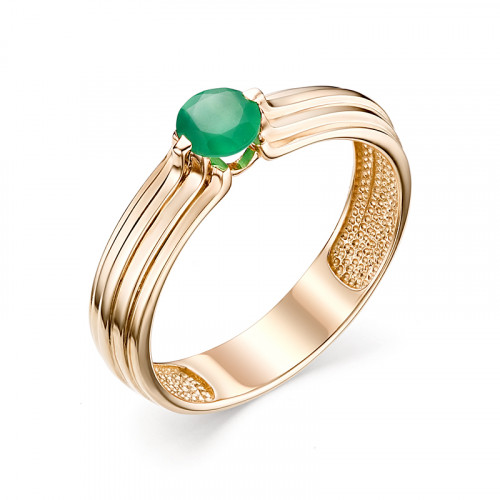 Купить кольцо из красного золота с агатами арт. 006895 по цене 21990 руб. в LoveDiamonds