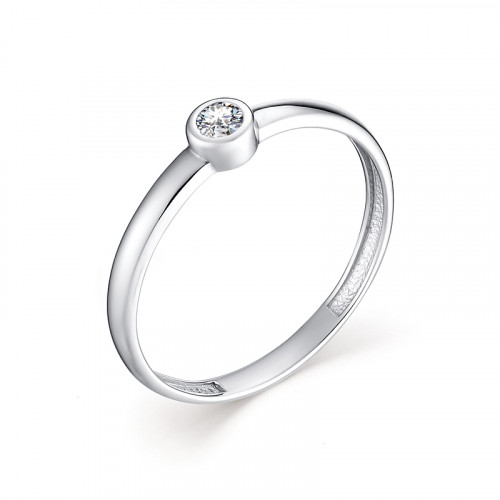 Купить кольцо из белого золота с бриллиантами арт. 007609 по цене 13244 руб. в LoveDiamonds