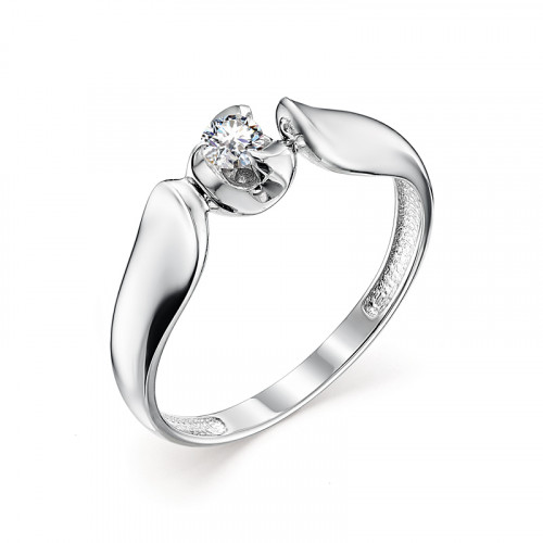 Купить кольцо из белого золота с бриллиантами арт. 007627 по цене 23307 руб. в LoveDiamonds