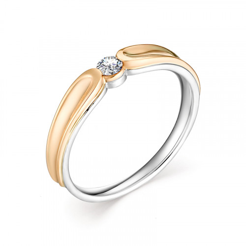 Купить кольцо из белого золота с бриллиантами арт. 007641 по цене 24150 руб. в LoveDiamonds