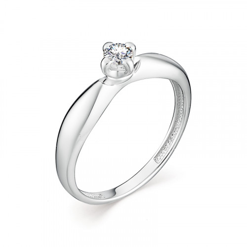 Купить кольцо из белого золота с бриллиантами арт. 007708 по цене 29607 руб. в LoveDiamonds