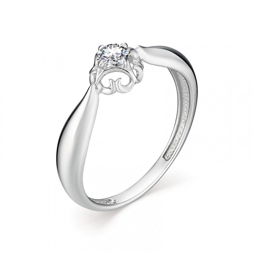 Купить кольцо из белого золота с бриллиантами арт. 007711 по цене 24813 руб. в LoveDiamonds