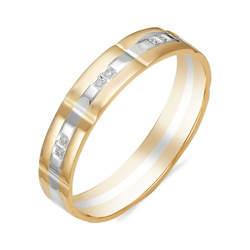 Купить кольцо из красного золота с бриллиантами арт. 002311 по цене 18615 руб. в LoveDiamonds