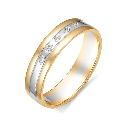 Купить кольцо из красного золота с бриллиантами арт. 002315 по цене 24930 руб. в LoveDiamonds