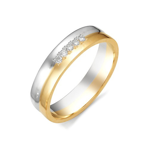Купить кольцо из белого золота с бриллиантами арт. 002319 по цене 22860 руб. в LoveDiamonds