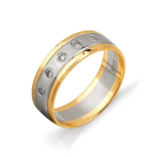 Купить кольцо из красного золота с бриллиантами арт. 002326 по цене 30773 руб. в LoveDiamonds