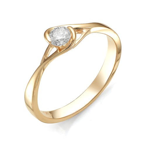 Купить кольцо из красного золота с бриллиантами арт. 001661 по цене 36563 руб. в LoveDiamonds