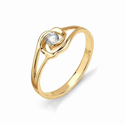 Купить кольцо из красного золота с бриллиантами арт. 001664 по цене 21325 руб. в LoveDiamonds