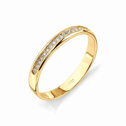 Купить кольцо из красного золота с бриллиантами арт. 002334 по цене 14498 руб. в LoveDiamonds