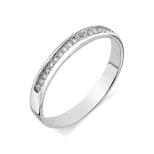 Купить кольцо из белого золота с бриллиантами арт. 002335 по цене 14168 руб. в LoveDiamonds