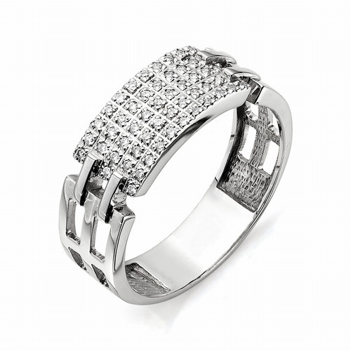 Купить кольцо из белого золота с бриллиантами арт. 001773 по цене 0 руб. в LoveDiamonds
