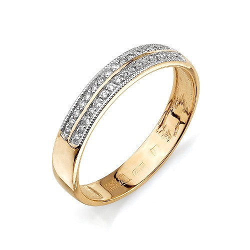 Купить кольцо из желтого золота с бриллиантами арт. 002337 по цене 0 руб. в LoveDiamonds