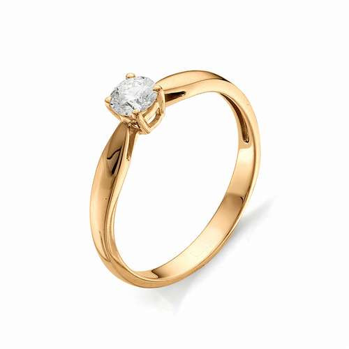 Купить кольцо из красного золота с бриллиантами арт. 001835 по цене 0 руб. в LoveDiamonds
