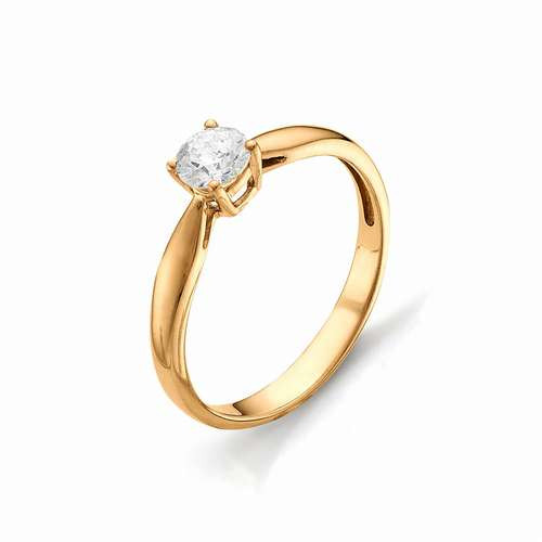 Купить кольцо из красного золота с бриллиантами арт. 001841 по цене 0 руб. в LoveDiamonds