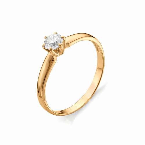Купить кольцо из красного золота с бриллиантами арт. 001858 по цене 89419 руб. в LoveDiamonds